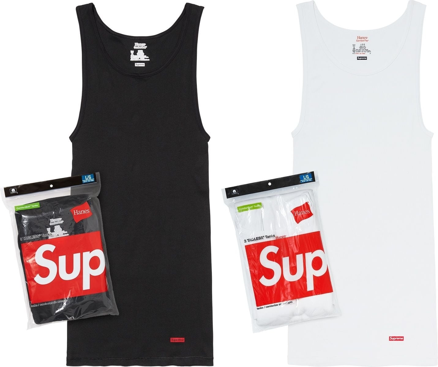 Supreme®/Hanes® Tank Tops (3 Pack)
